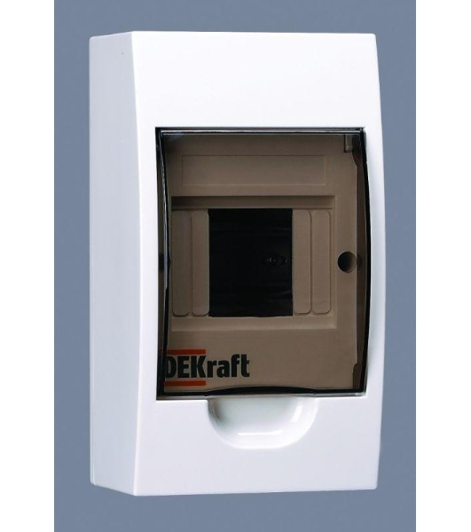 Корпус пластиковый навесной 4мод. IP41 ЩРН-П-4 DEKraft 31008DEK
