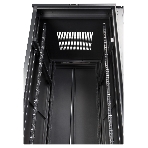 Шкаф коммутационный Lanmaster (TWT-CBB-42U-6X10-P1) 42U 600x1000 мм пер. дв. перфор. задн. дв. перфор. 2-хст. 2 бок. пан. 800 кг черный IP20, фото4