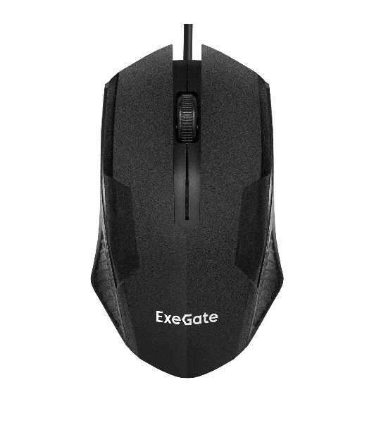 Мышь проводная ExeGate SH-9025S черный, 1000 dpi, USB, кнопки - 3