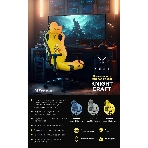 Кресло игровое Knight Craft Dragon серый эко.кожа крестов. металл, фото19