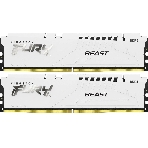 Оперативная память Kingston Fury Beast, DDR5, 32Gb (2x16Gb), 5600MHz, CL40, DIMM, с радиатором, белый, фото6