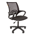 Кресло Chairman 696 TW-01 черный, ткань, 120 кг, механизм качания, фото16