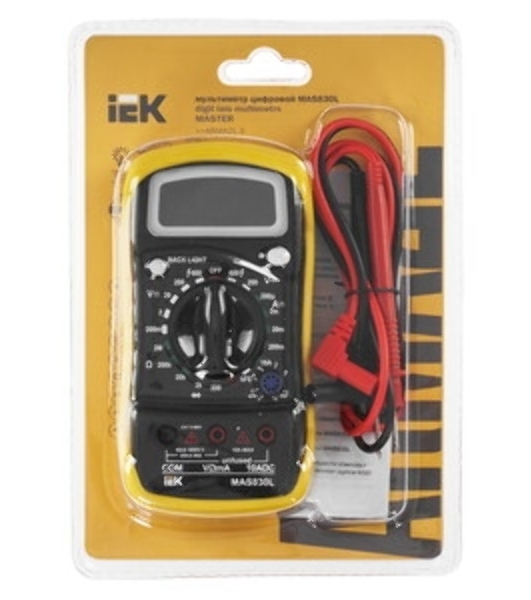 Мультиметр цифровой Master MAS830L IEK TMD-3L-830