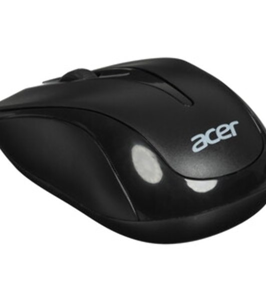 Мышь беспроводная Acer OMR131 черный, 1000 dpi, радиоканал, USB, кнопки - 3