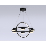 Светильник Ambrella light FL51775/2+6 BK черный 3000K/4200K/6400K 58W D600/380*1200 (ПДУ ИК), фото4