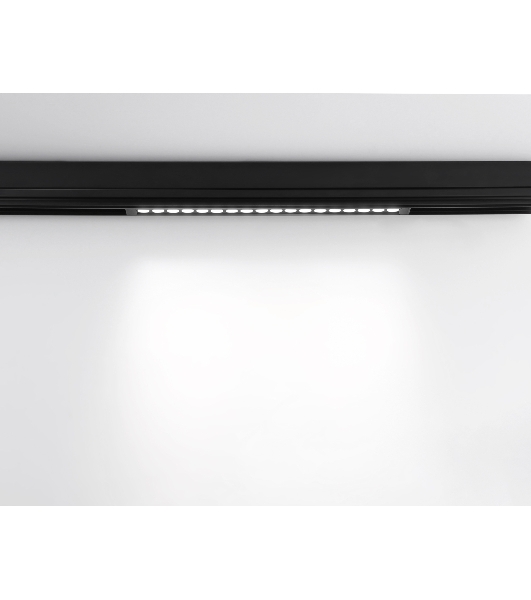 Управляемый светодиодный светильник для шинопровода Magnetic Ambrella light GL1312 BK черный IP20 15W 3000K-6400K 220V 24° 342*25*42 (Без ПДУ)