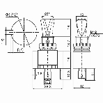 Тумблер Rexant 12V 30А (3c) ON-OFF однополюсныйс красной LED подсветкой (ASW-07D-2) (в упак. 1шт.), фото5