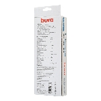 Сетевой фильтр Buro 500SH-5-SW-W 5 м, 5 розеток, белый, коробка, фото10