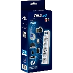 Сетевой фильтр ZIS PILOT Surge protector Pilot SG5 5 outlets (GP), 10A/2.2kVt, automatic circuit-breaker, 3 m, фото2