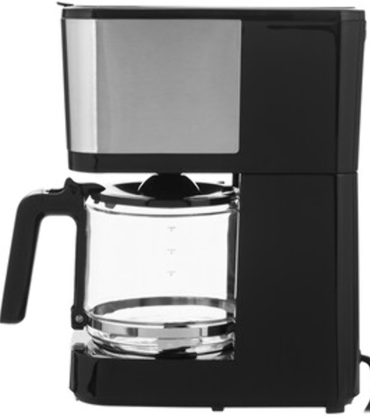 Кофеварка капельная BQ CM2007 стальной/черный, исп. кофе - молотый, 1.25 л, 750 Вт