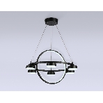 Светильник Ambrella light FL51775/2+6 BK черный 3000K/4200K/6400K 58W D600/380*1200 (ПДУ ИК), фото3