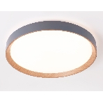 Потолочный светодиодный светильник Ambrella light FZ1322 GR/LWD серый/светлое дерево IP20 60W 3000-6400K D490*80 (ПДУ ИК), фото5