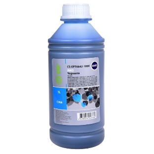 Чернила Cactus CS-EPT6642-1000 голубой 1000мл для Epson L100/L110/L120/L132/L200/L210/L222/L300/L312/L350/L355/L362/L366/L456/L550/L555/L566/L1300