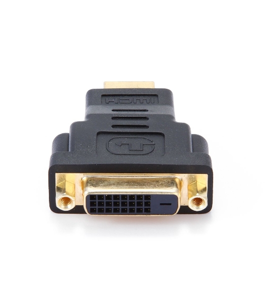 Переходник Gembird Переходник HDMI-DVI 19M/25F, золотые разъемы, пакет