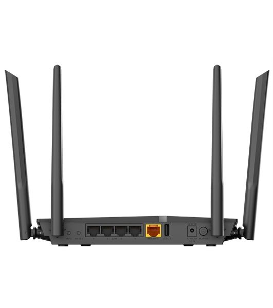 Роутер D-Link DIR-1260/RU/R1A, Wireless AC1200 2x2 MU-MIMO Dual-band Gigabit Router with 1 10/100/1000Base-T WAN port, 4 10/100/1000Base-T LAN ports and 1 USB port.802.11b/g/n/ac compatible, up to 300 Mbps
