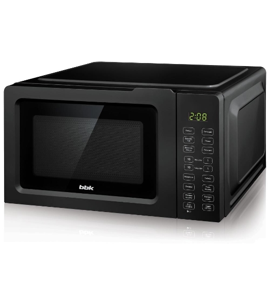 Микроволновая печь BBK 17MWS-786S/B черный, 17 л, 700 Вт, переключатели - кнопки