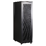 Шкаф коммутационный Lanmaster (TWT-CBB-42U-6X10-P1) 42U 600x1000 мм пер. дв. перфор. задн. дв. перфор. 2-хст. 2 бок. пан. 800 кг черный IP20, фото2