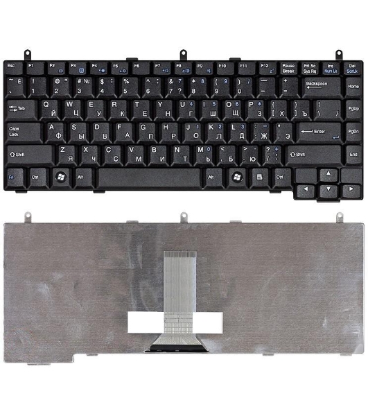 Клавиатура для ноутбука MSI Megabook VR330X VR330XB VR330, черная