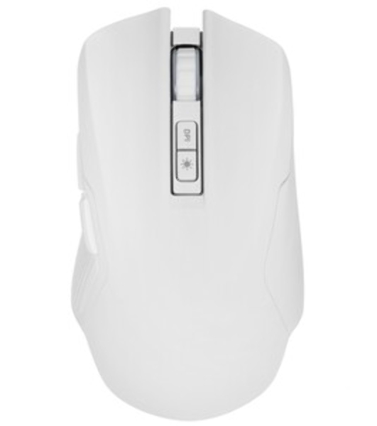 Мышь беспроводная/проводная Defender Whisper GM-209 белый, 7200 dpi, радиоканал, Bluetooth, USB, кнопки - 8