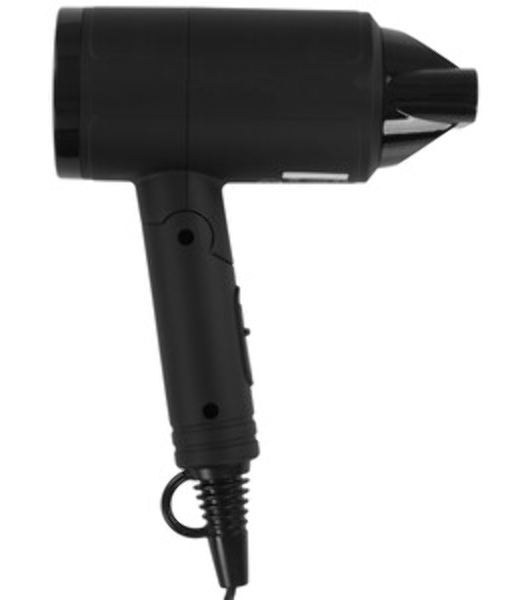 Фен BRAYER BR3040 черный, 1400 Вт, компактный