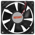 Вентилятор для корпуса Rexant RX 9225MS 24VDC черный, 92 мм, 2500 об/мин, 30 дБ, 2 pin, фото4