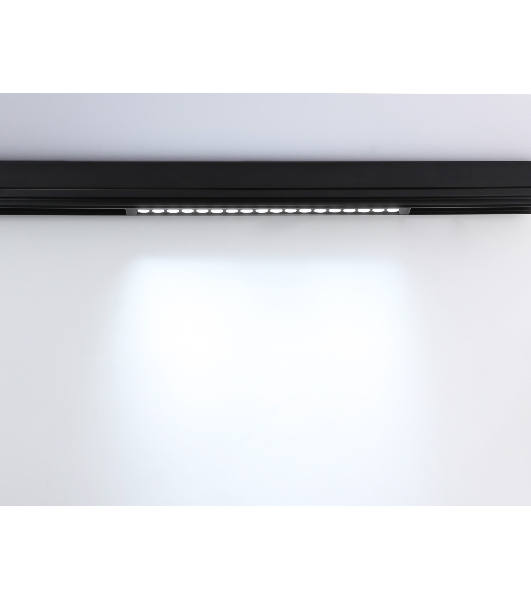 Управляемый светодиодный светильник для шинопровода Magnetic Ambrella light GL1312 BK черный IP20 15W 3000K-6400K 220V 24° 342*25*42 (Без ПДУ)