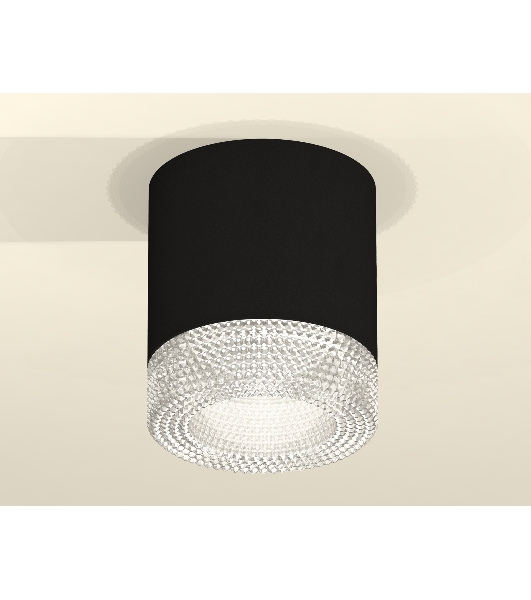 Светильник Ambrella Light XS7402010 SBK/CL черный песок/прозрачный MR16 GU5.3 (C7402, N7191)