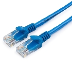 Патч-корд UTP Cablexpert PP12-10M/B cat.5e, 10м, литой, многожильный, синий, фото 1