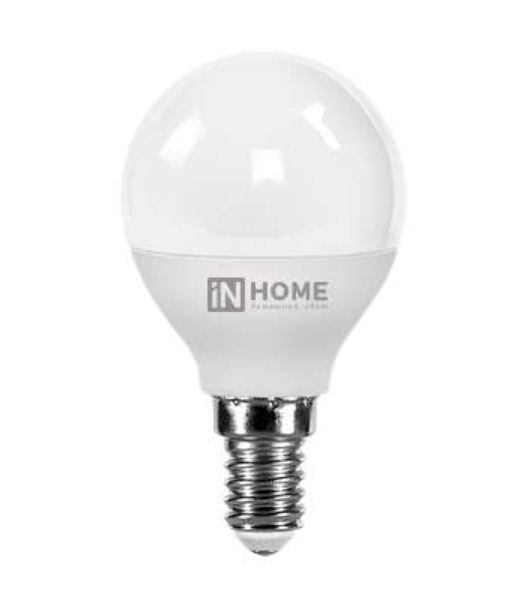 Лампа светодиодная LED-ШАР-VC 8Вт 230В E14 3000К 760 лм IN HOME 4690612020549