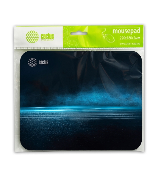 Коврик для мыши Cactus CS-MP-P03XS Микро черный 220x180x2мм
