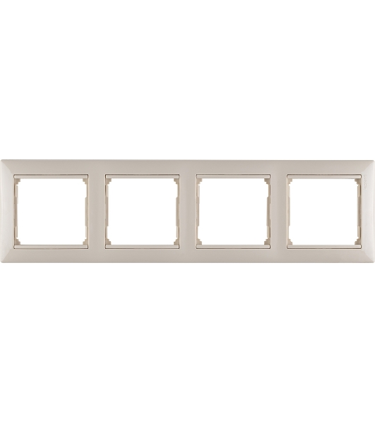 Рамка Legrand 774354 VALENA 4 ПОСТА ГОРИЗОНТАЛЬНЫЙ МОНТАЖ СЛОНОВАЯ КОСТЬ