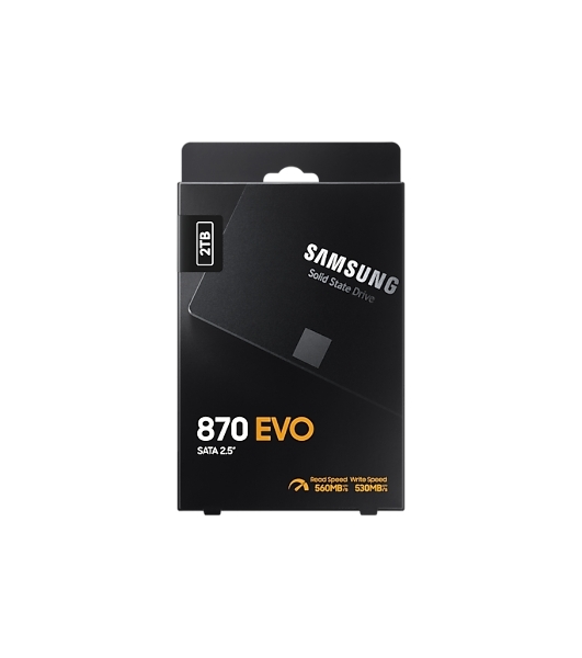 Накопитель SSD Samsung 870 EVO, 2Tb, SATA III, 2.5', R/W 560/530