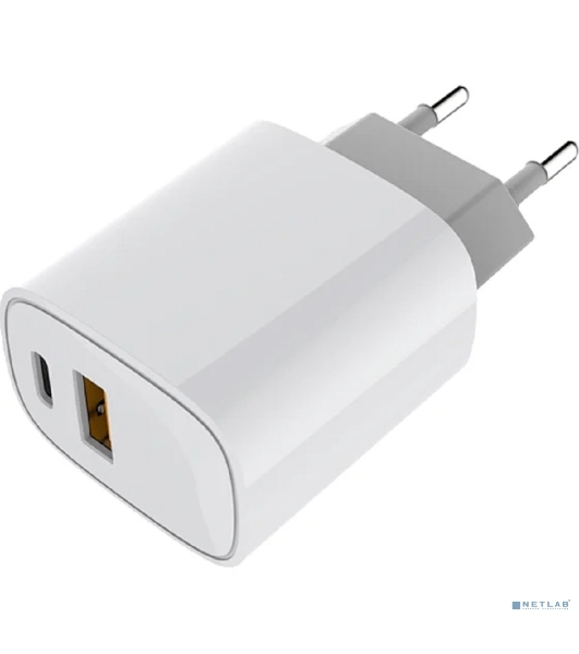Сетевое зарядное устройство Rexant с двумя портами USB-A + USB-C, 20 Вт