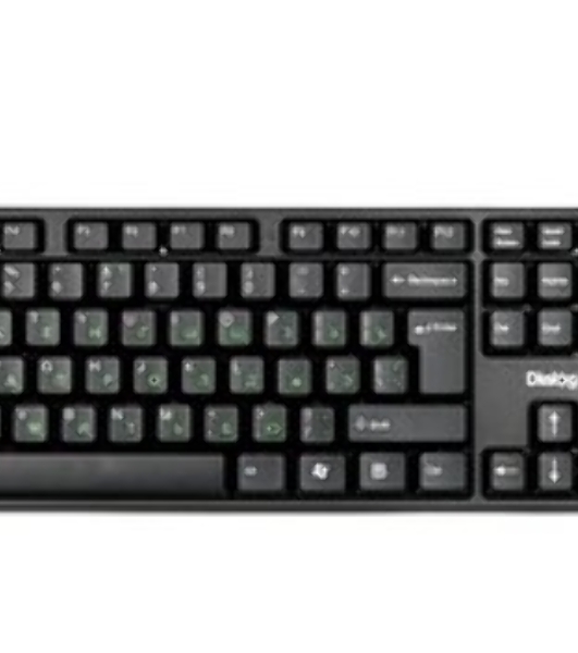 Клавиатура Dialog KS-030U проводная, USB Type-A, чёрный