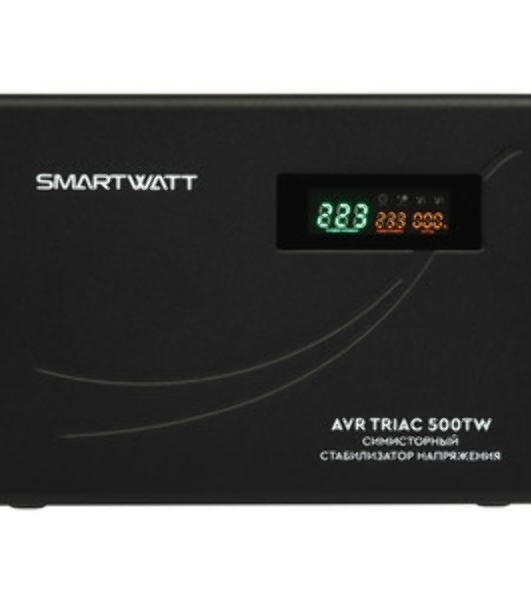 Стабилизатор напряжения Smartwatt AVR Triac 500TW 500ВА черный