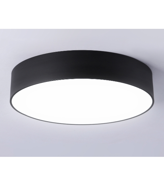 Потолочный светодиодный светильник Ambrella light FV5526 BK черный LED 35W 4200K D300*58 (Без ПДУ)