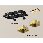 Комплект встраиваемого светильника Ambrella light XC7906004 SBK/SGD черный песок/золото песок MR16 GU5.3 (C7906, N7704), фото 1