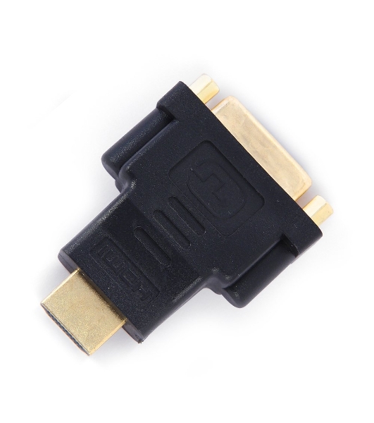 Переходник Gembird Переходник HDMI-DVI 19M/25F, золотые разъемы, пакет