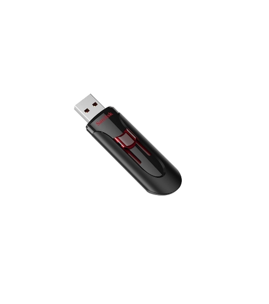 Флешка USB Sandisk CZ600 Cruzer Glide (SDCZ600-064G-G35), 64Gb, USB 3.0, R/W 10/20, черный