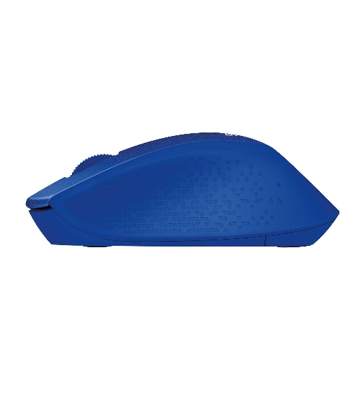 Мышь беспроводная Logitech M330 SILENT PLUS синий, 1000 dpi, радиоканал, USB, кнопки - 3