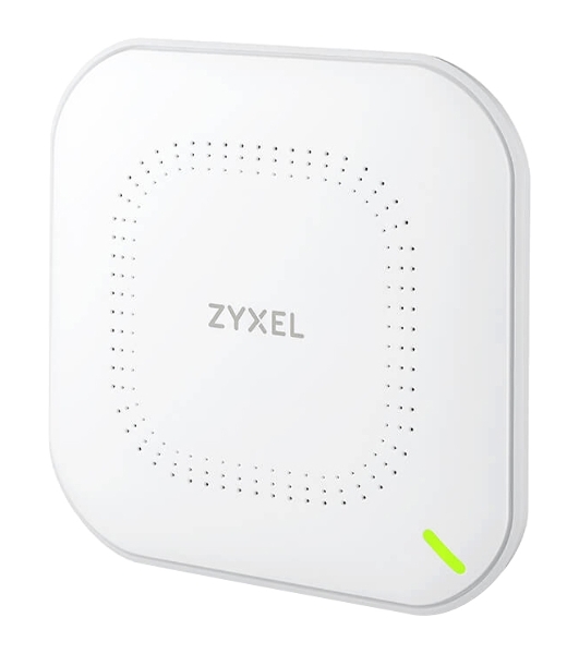 Гибридная точка доступа Zyxel NebulaFlex NWA50AX, WiFi 6, 802.11a/b/g/n/ac/ax (2,4 и 5 ГГц), MU-MIMO, антенны 2x2, до 575+1200 Мбит/с, 1xLAN GE, PoE, без поддержки Captive portal и WPA-Enterprise, защ