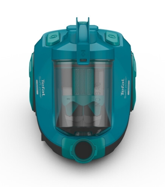 Пылесос Tefal TW2922EA бирюзовый/черный, 750/2100Вт, уборка сухая, пылесборник контейнер 1.5 л