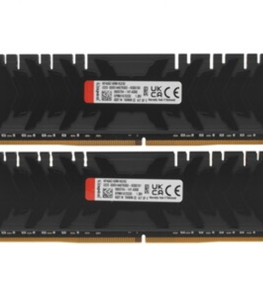 Оперативная память Kingston Fury Renegade, DDR4, 32Gb (2x16Gb), 3600MHz, CL16, DIMM, с радиатором, черный
