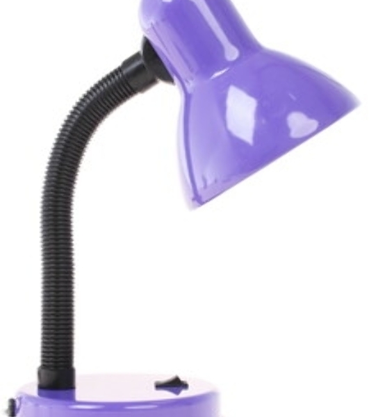 Светильник Camelion KD-312 C12 фиолетовый (настольный, 230V 60W, E27)