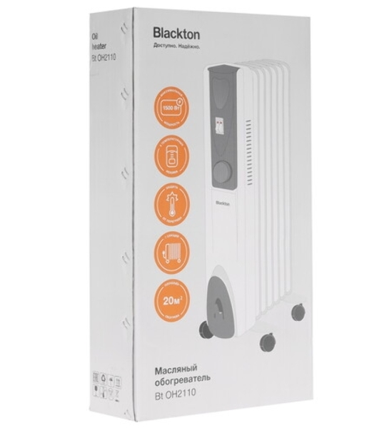Масляный обогреватель Blackton Bt OH2110 Белый