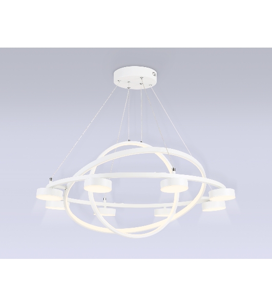 Светильник Ambrella light FL51777/3+8 WH белый 3000K/4200K/6400K 112W D800/580/400*1200 (ПДУ ИК)