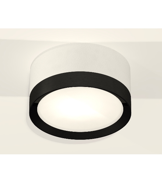 Светильник Ambrella Light XS8101002 SWH/PBK белый песок/черный полированный GX53 (C8101, N8113)