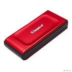 Внешний SSD Kingston XS1000, 1TB, USB 3.2 Gen 2 Type-C, R/W 1050/1000, красный, фото3