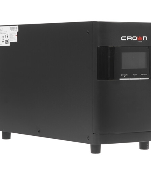 Источник бесперебойного питания Crown CMUOA-350-1K EURO/1000 ВА/900 Вт/2xCEE 7/3 (Schuko) (евророзетка)