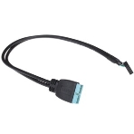 Кабель Cablexpert Внутренний USB2 - USB3 кабель, 9pin/19pin, 0.3m (CC-U3U2-01), фото3